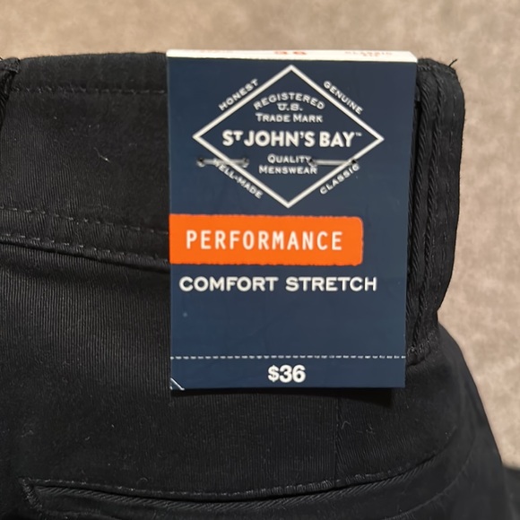 Men’s New St Johns Bay Black shorts size 36. - Picture 4 of 6